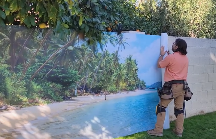 Wall Sensations Mural Installation