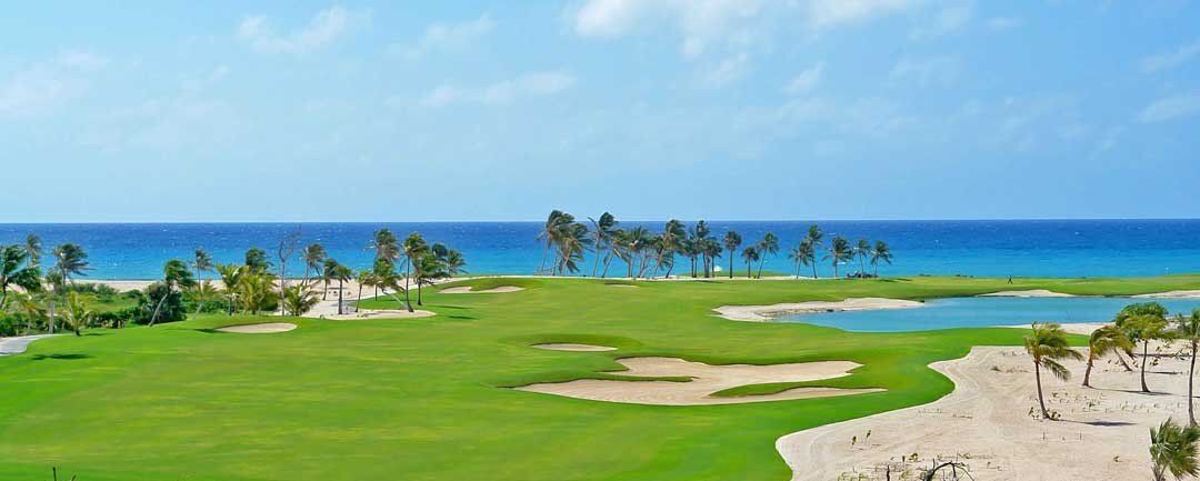 Punta Espada Golf Club mural with ocean views, ideal for indoor and outdoor spaces.
