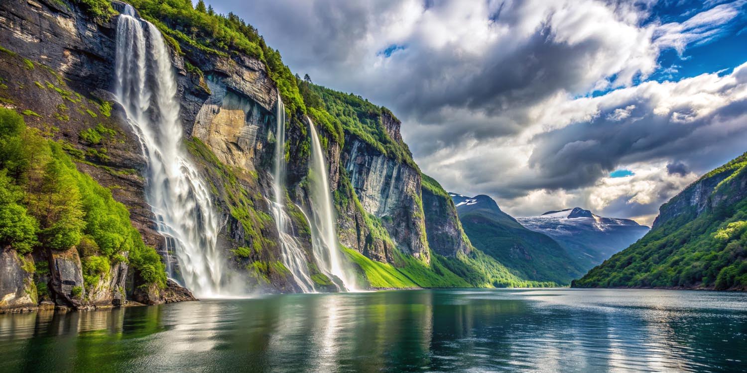 9343 - Norway’s Seven Sisters, Norway, Square