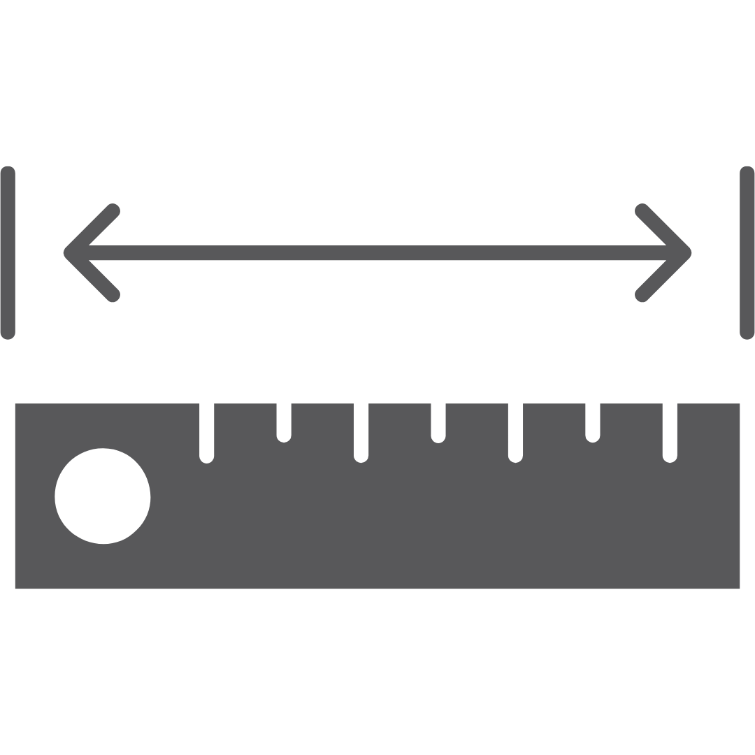 Measure your wall and choose a size for your indoor or outdoor wallpaper
