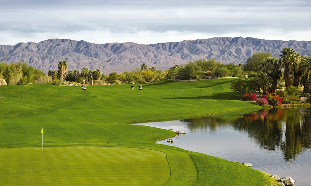 Golf course and fairway wall mural for indoor and outdoor spaces